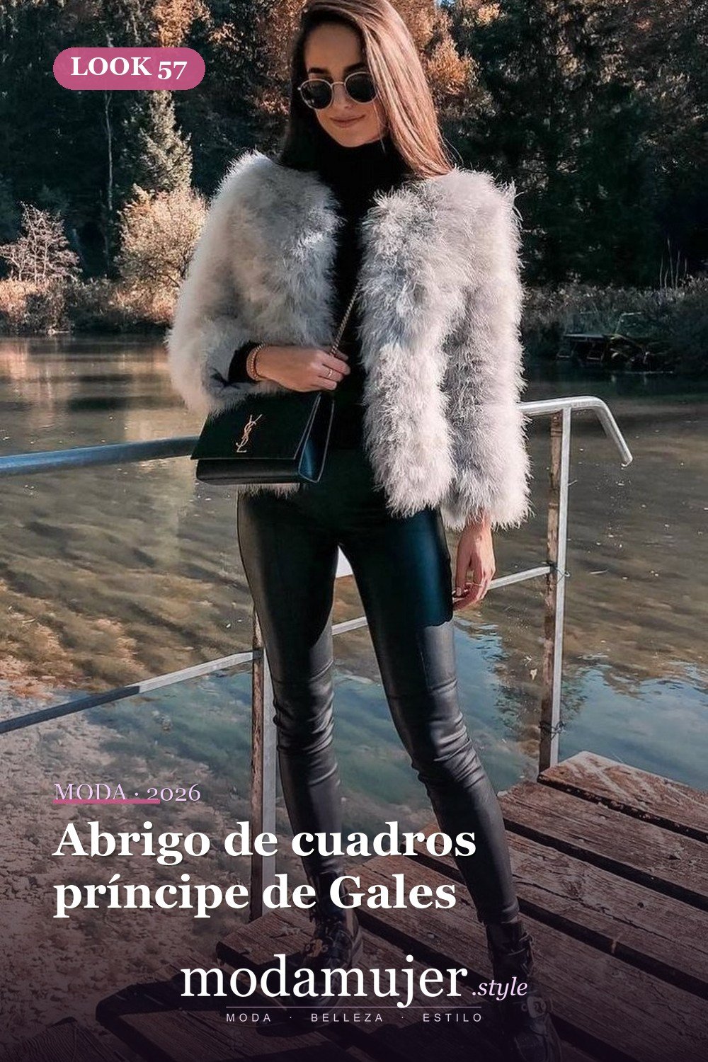 Abrigo de cuadros príncipe de Gales — 60+ Las mejores ideas de trajes de invierno de trabajo que te hacen más genial