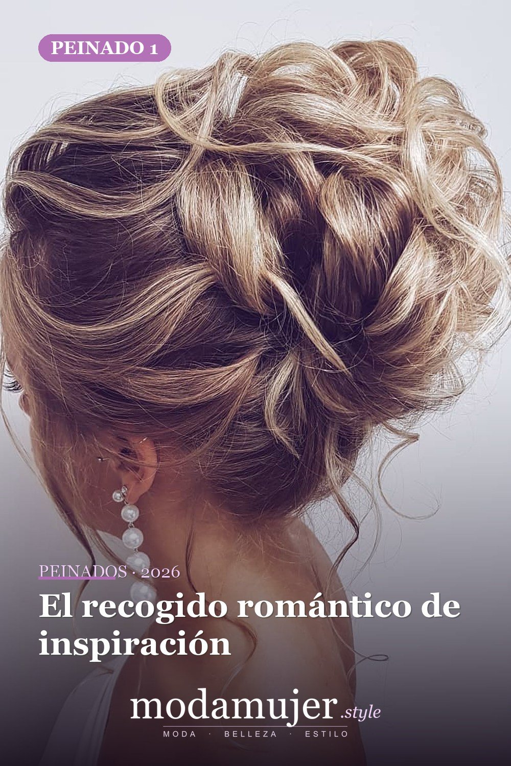 El recogido romántico de inspiración — 62 ideas de peinados románticos para bodas y ocasiones especiales