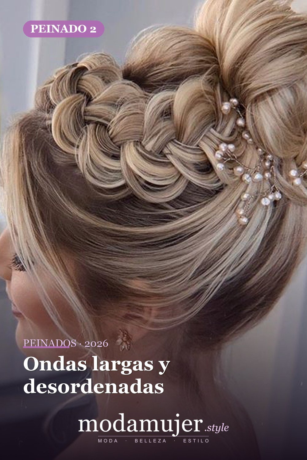 Ondas largas y desordenadas — 62 ideas de peinados románticos para bodas y ocasiones especiales