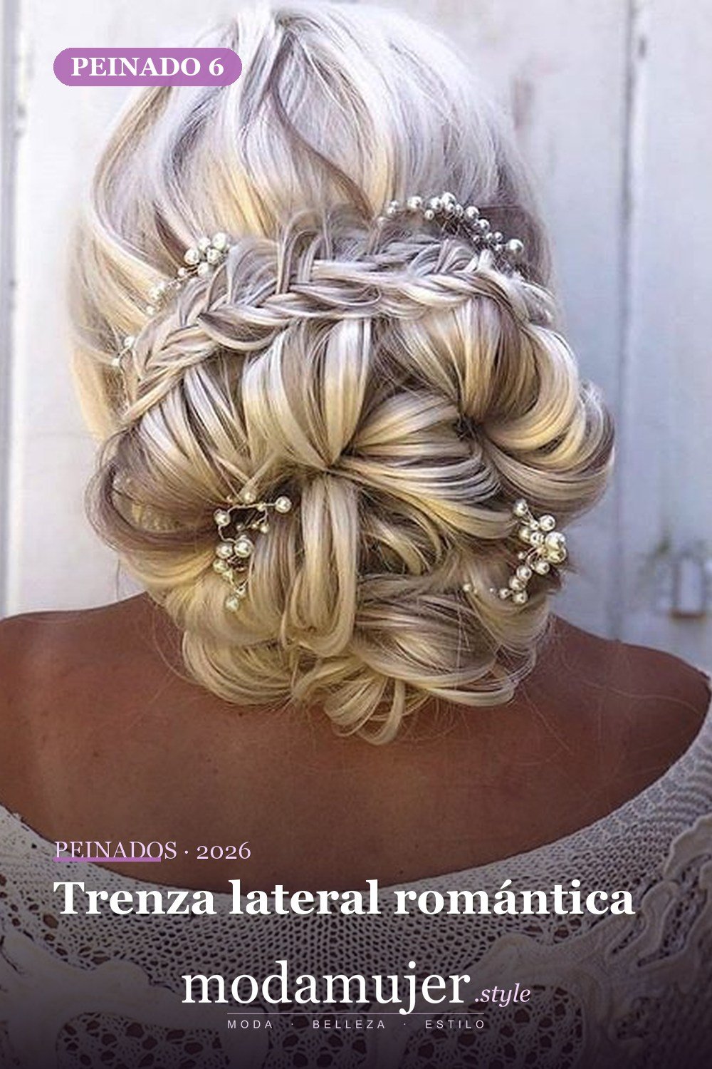 Trenza lateral romántica — 62 ideas de peinados románticos para bodas y ocasiones especiales