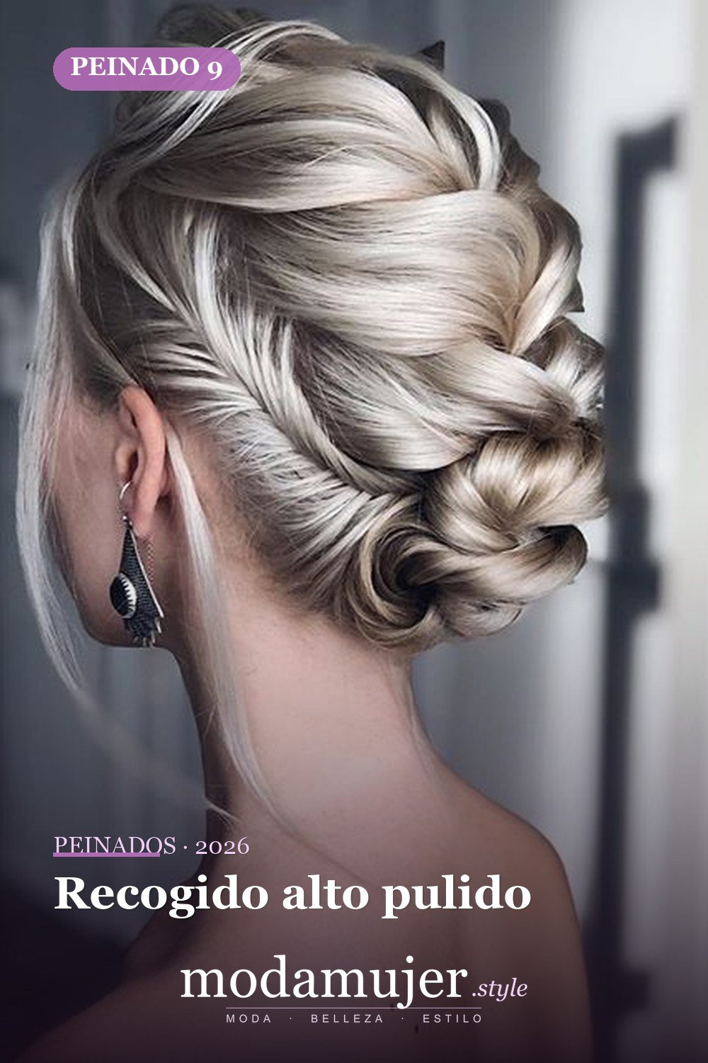 Recogido alto pulido — 62 ideas de peinados románticos para bodas y ocasiones especiales