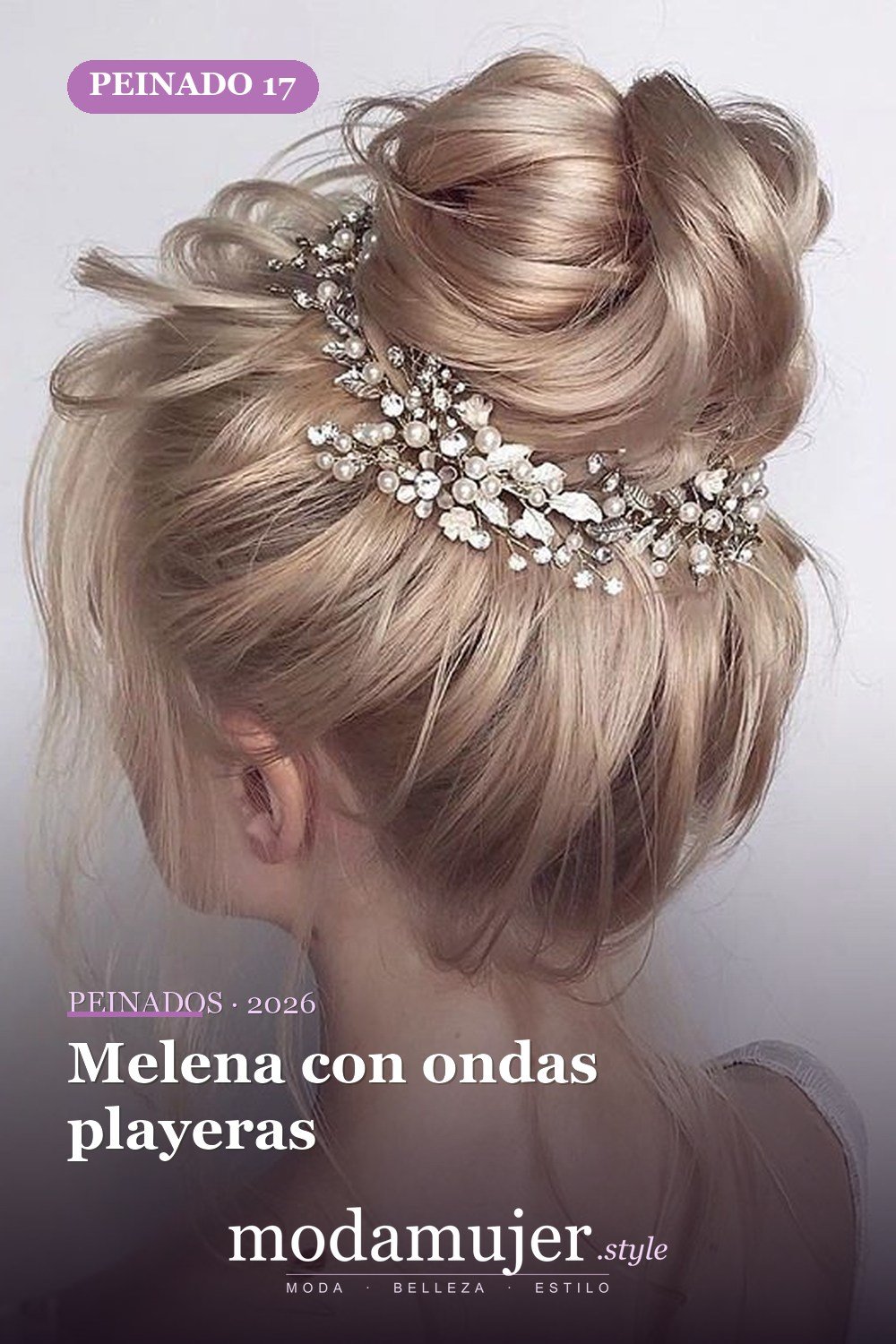 Melena con ondas playeras — 62 ideas de peinados románticos para bodas y ocasiones especiales
