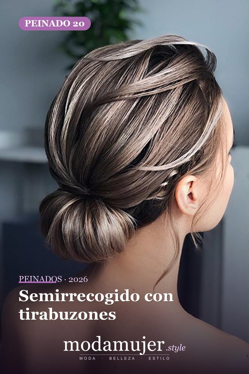 Semirrecogido con tirabuzones — 62 ideas de peinados románticos para bodas y ocasiones especiales