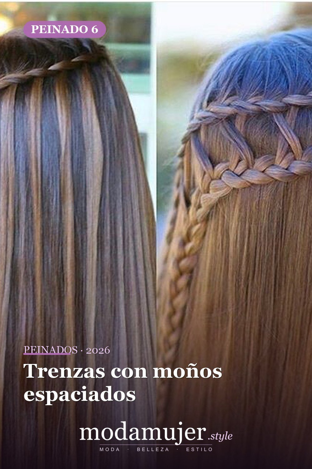 Trenzas con moños espaciados — 64 hermosos peinados para chicas