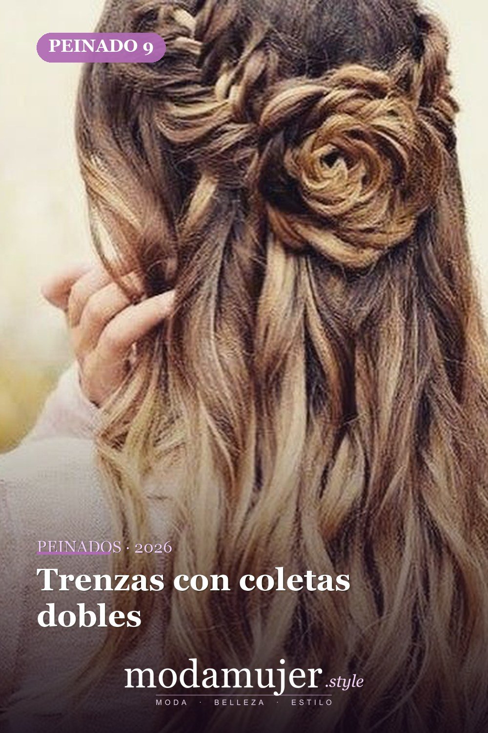 Trenzas con coletas dobles — 64 hermosos peinados para chicas
