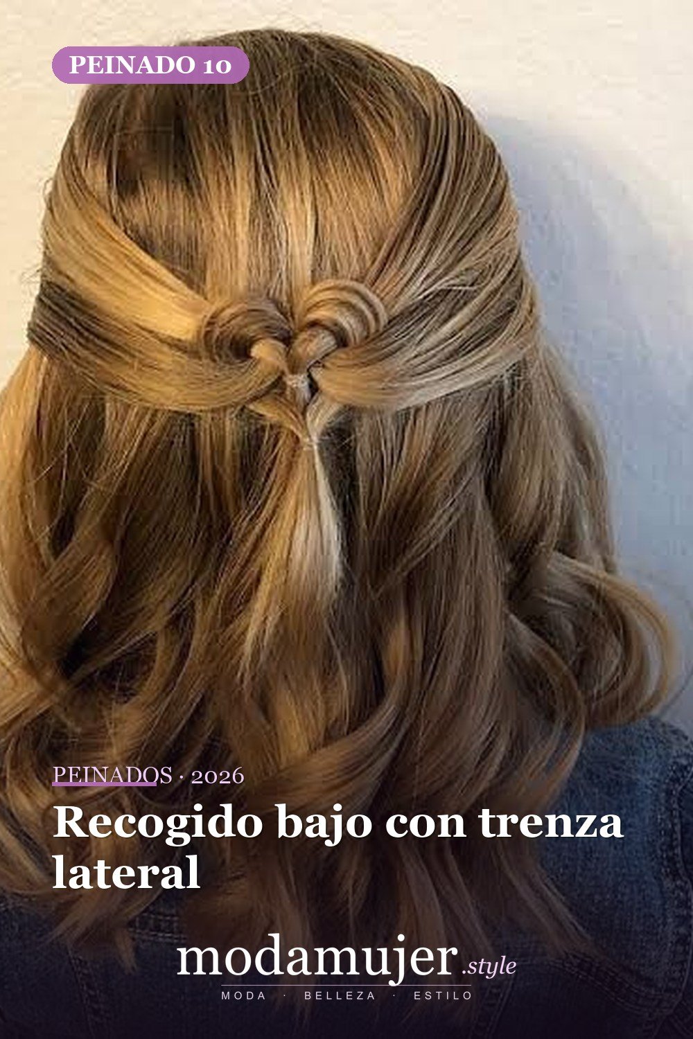Recogido bajo con trenza lateral — 64 hermosos peinados para chicas
