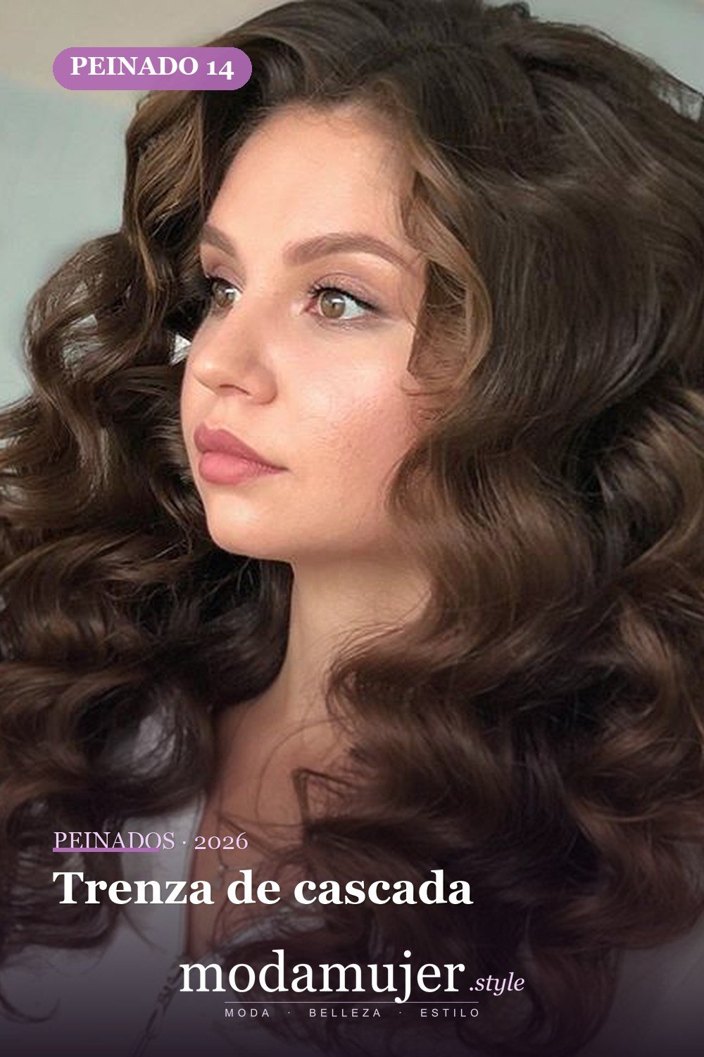Trenza de cascada — 64 hermosos peinados para chicas