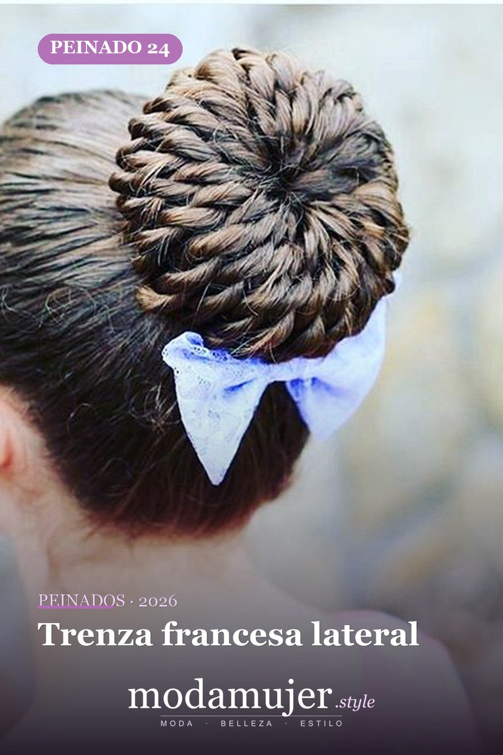 Trenza francesa lateral — 64 hermosos peinados para chicas