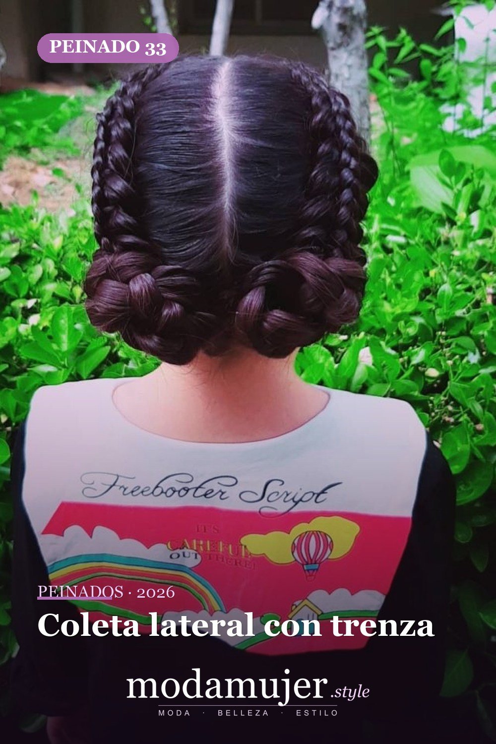 Coleta lateral con trenza — 64 hermosos peinados para chicas