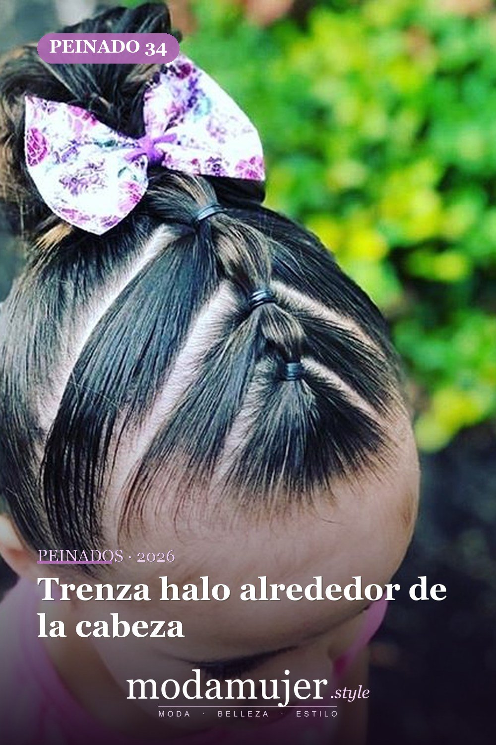 Trenza halo alrededor de la cabeza — 64 hermosos peinados para chicas