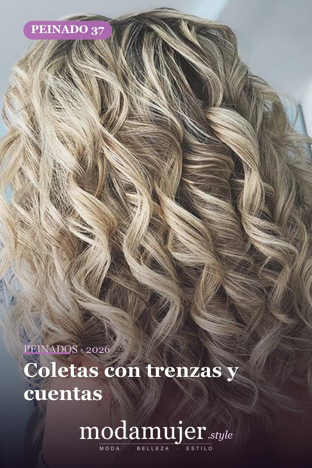 Coletas con trenzas y cuentas — 64 hermosos peinados para chicas