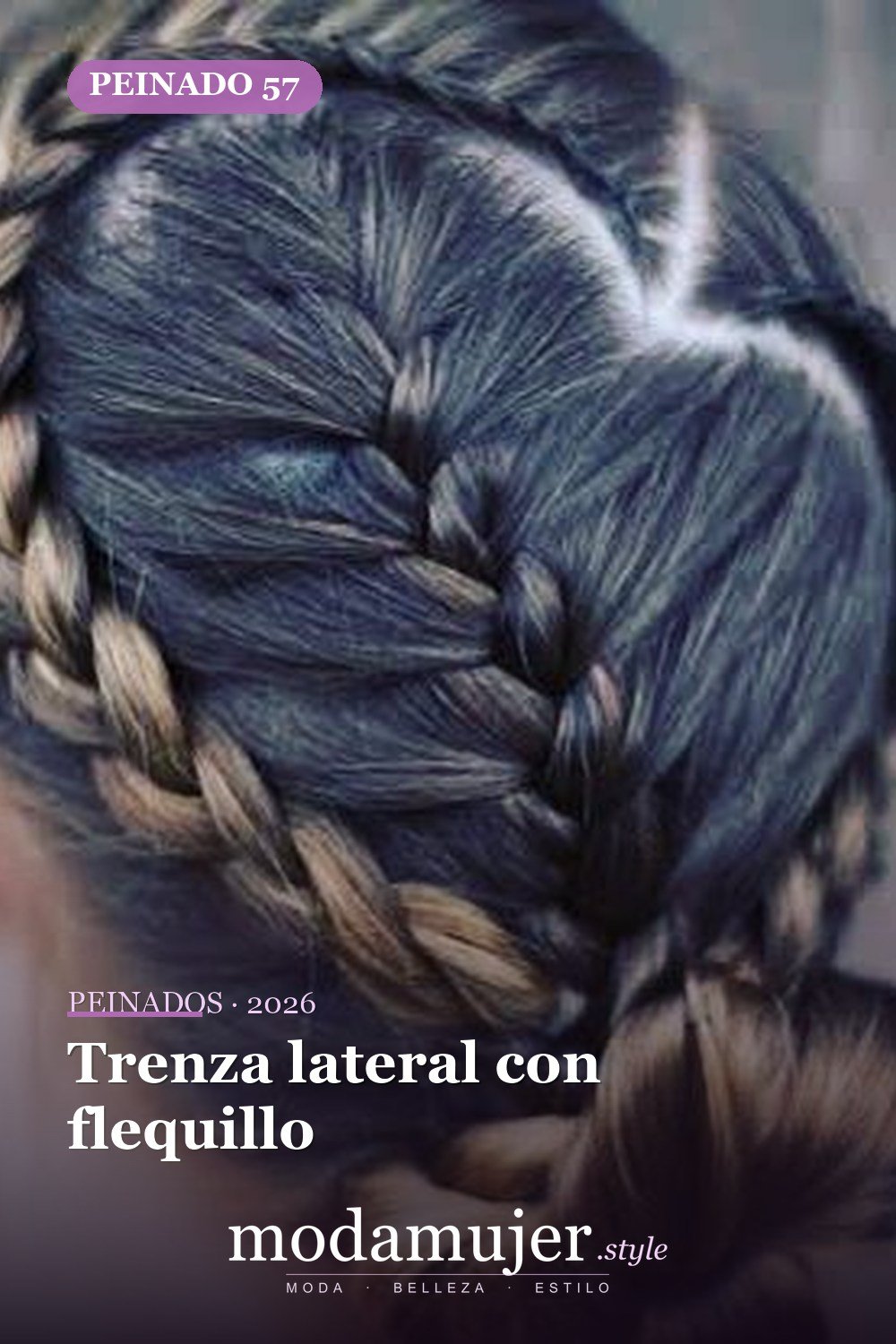Trenza lateral con flequillo — 64 hermosos peinados para chicas