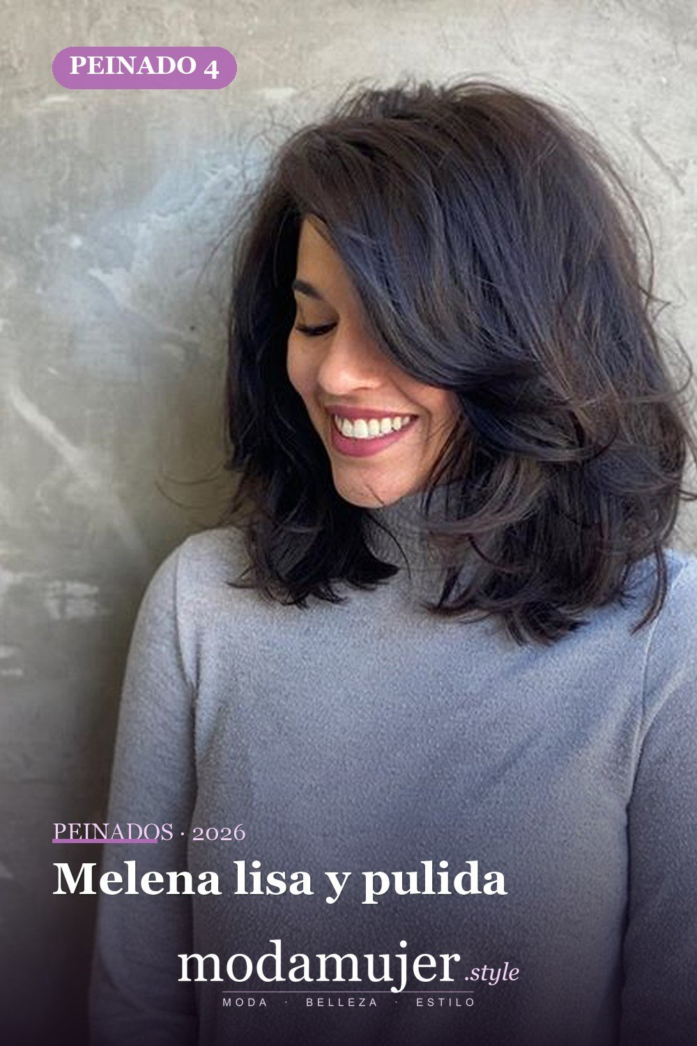 Melena lisa y pulida — 65 mejores peinados de media melena