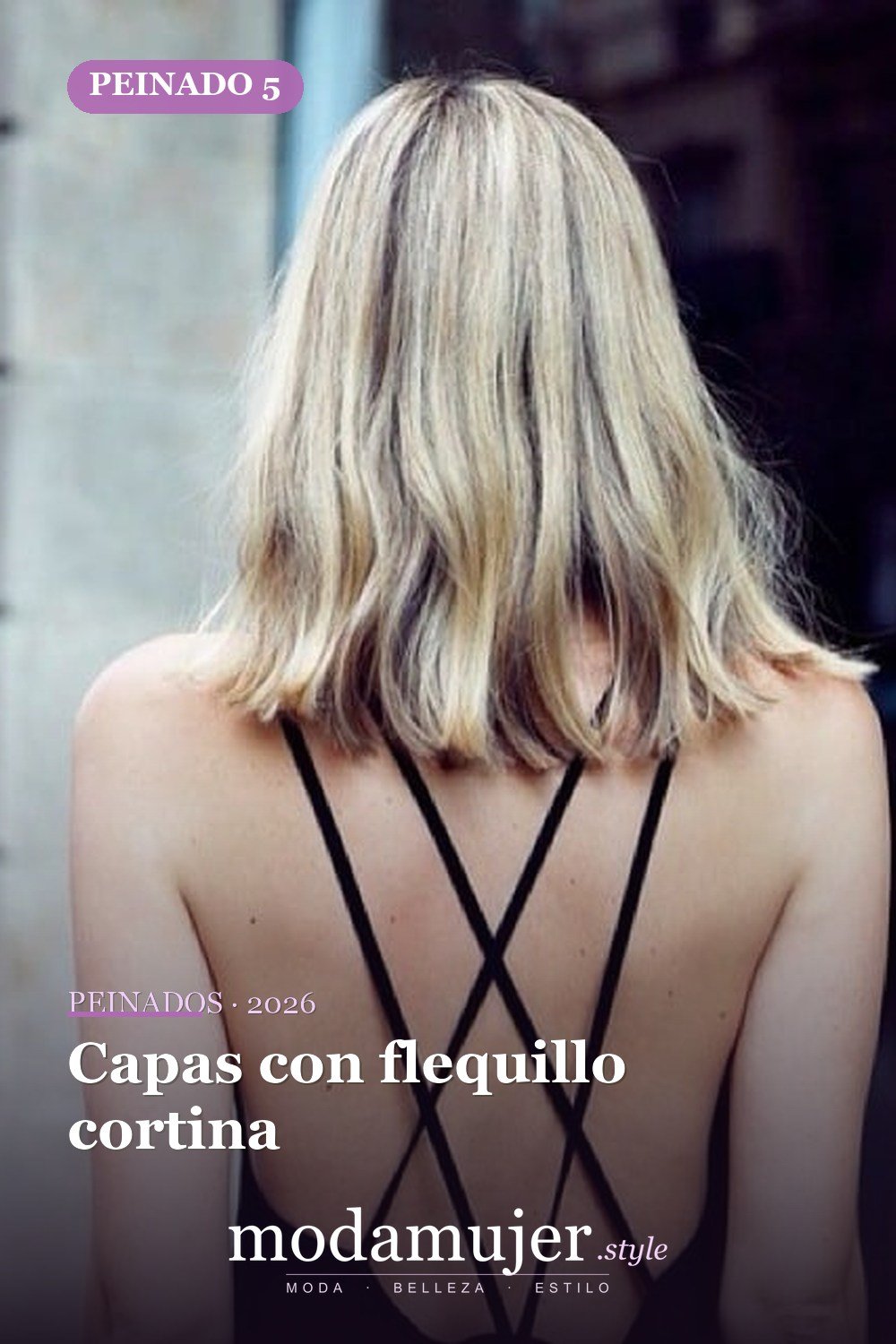 Capas con flequillo cortina — 65 mejores peinados de media melena