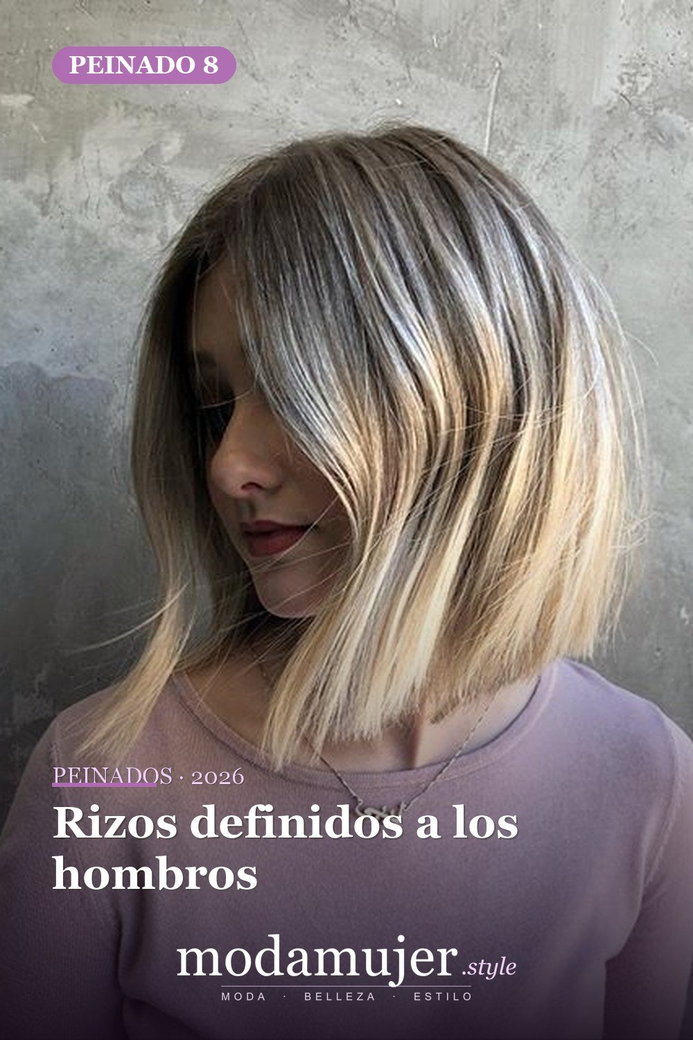 Rizos definidos a los hombros — 65 mejores peinados de media melena