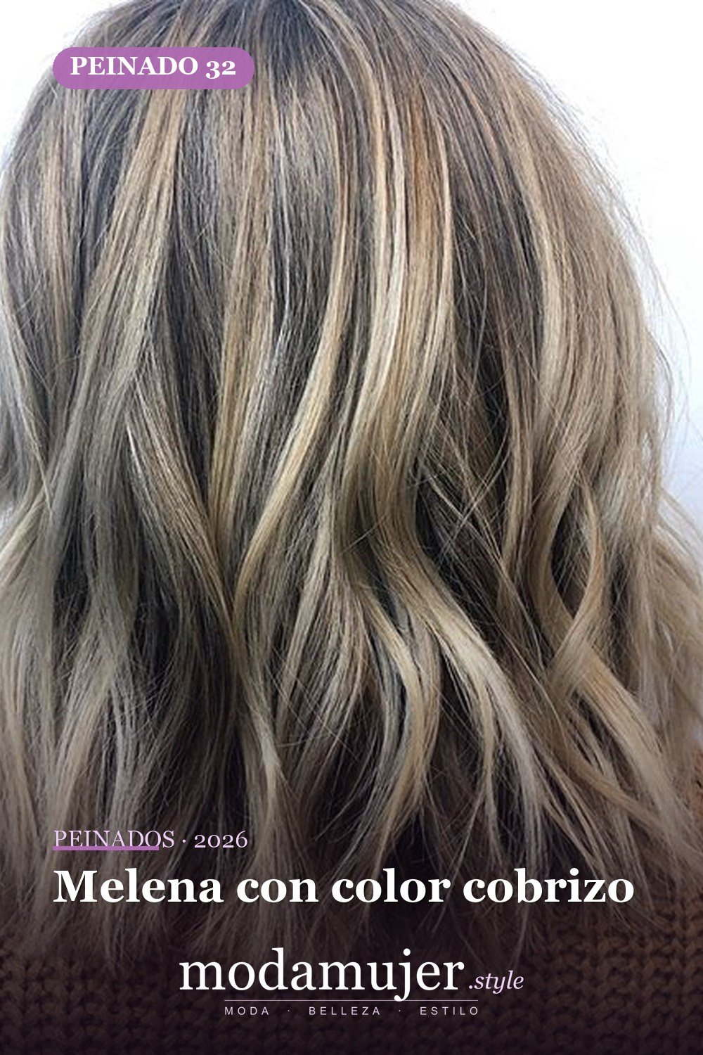 Melena con color cobrizo — 65 mejores peinados de media melena