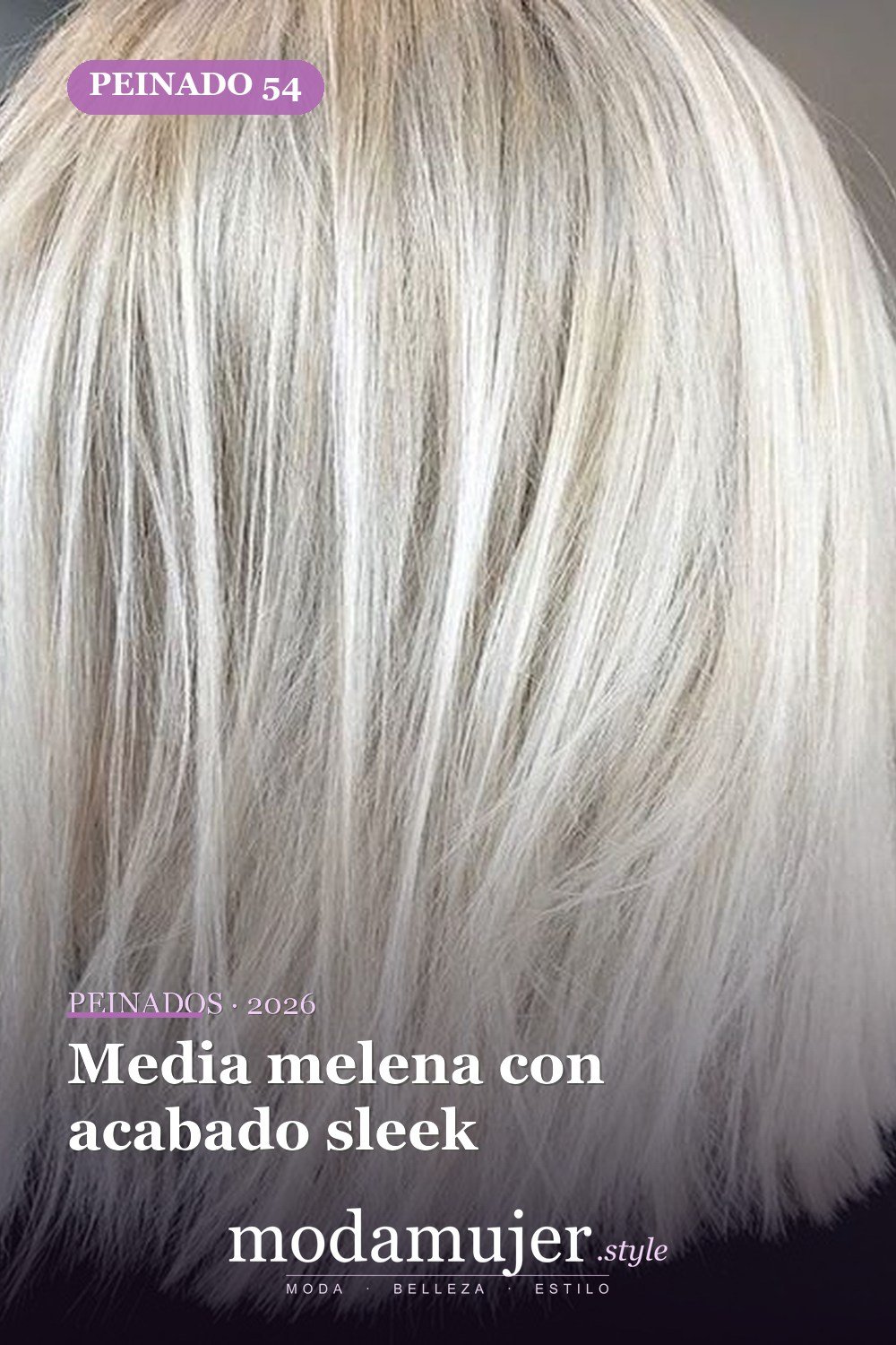 Media melena con acabado sleek — 65 mejores peinados de media melena