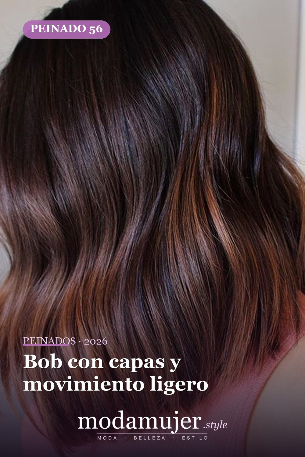 Bob con capas y movimiento ligero — 65 mejores peinados de media melena