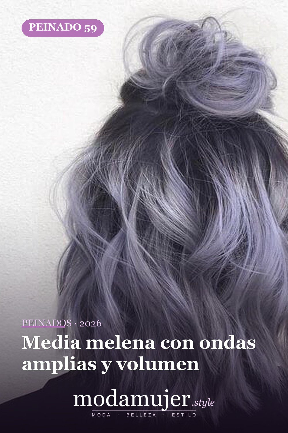 Media melena con ondas amplias y volumen — 65 mejores peinados de media melena