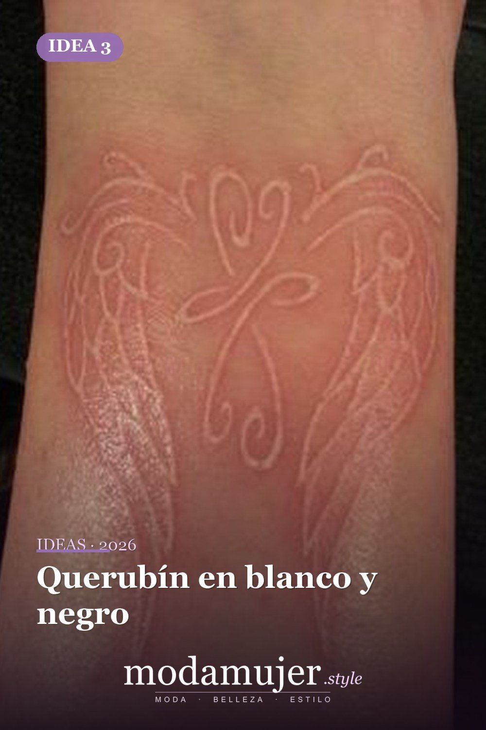 Querubín en blanco y negro — 67 hermosos tatuajes de ángel celestial para niñas