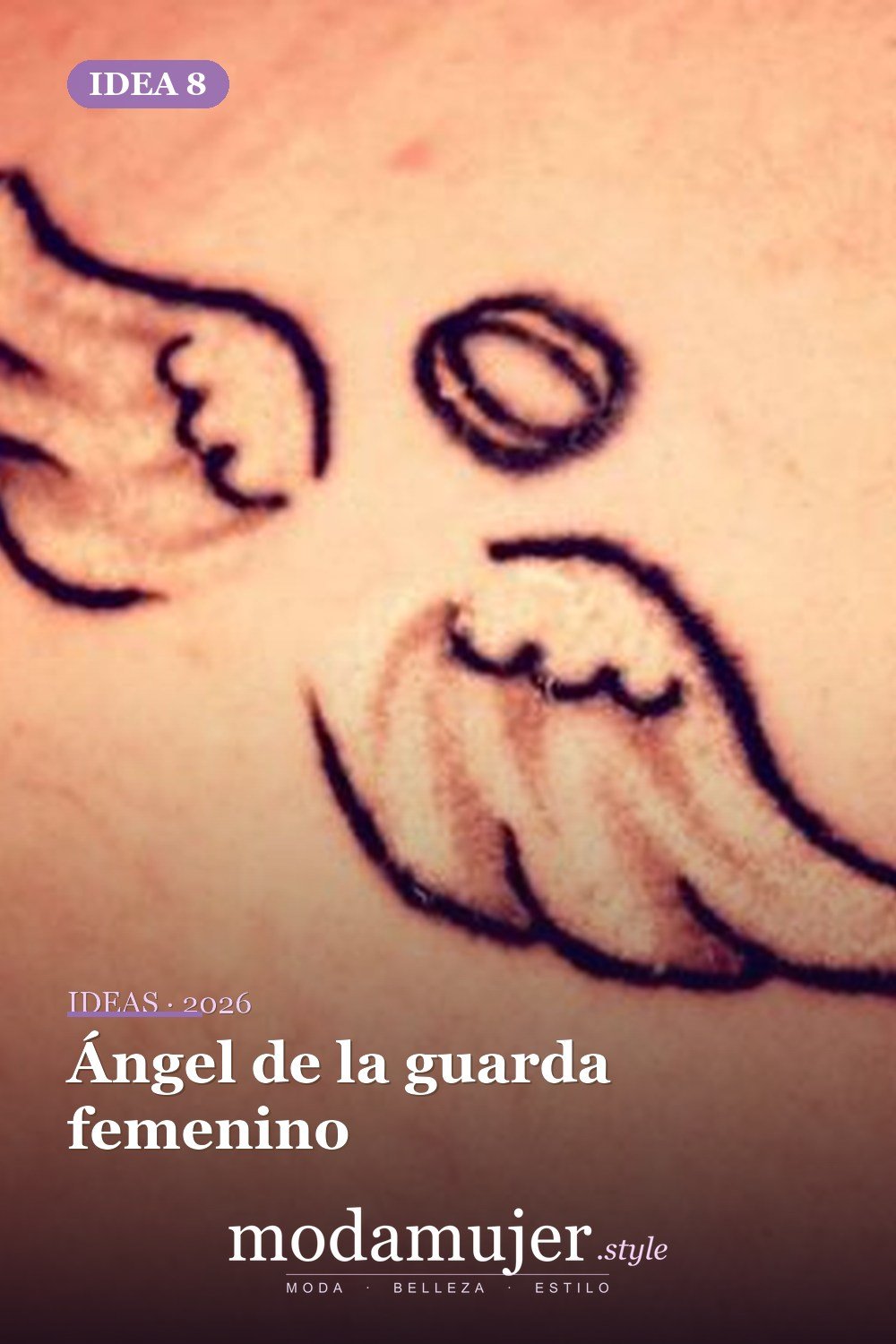 Ángel de la guarda femenino — 67 hermosos tatuajes de ángel celestial para niñas