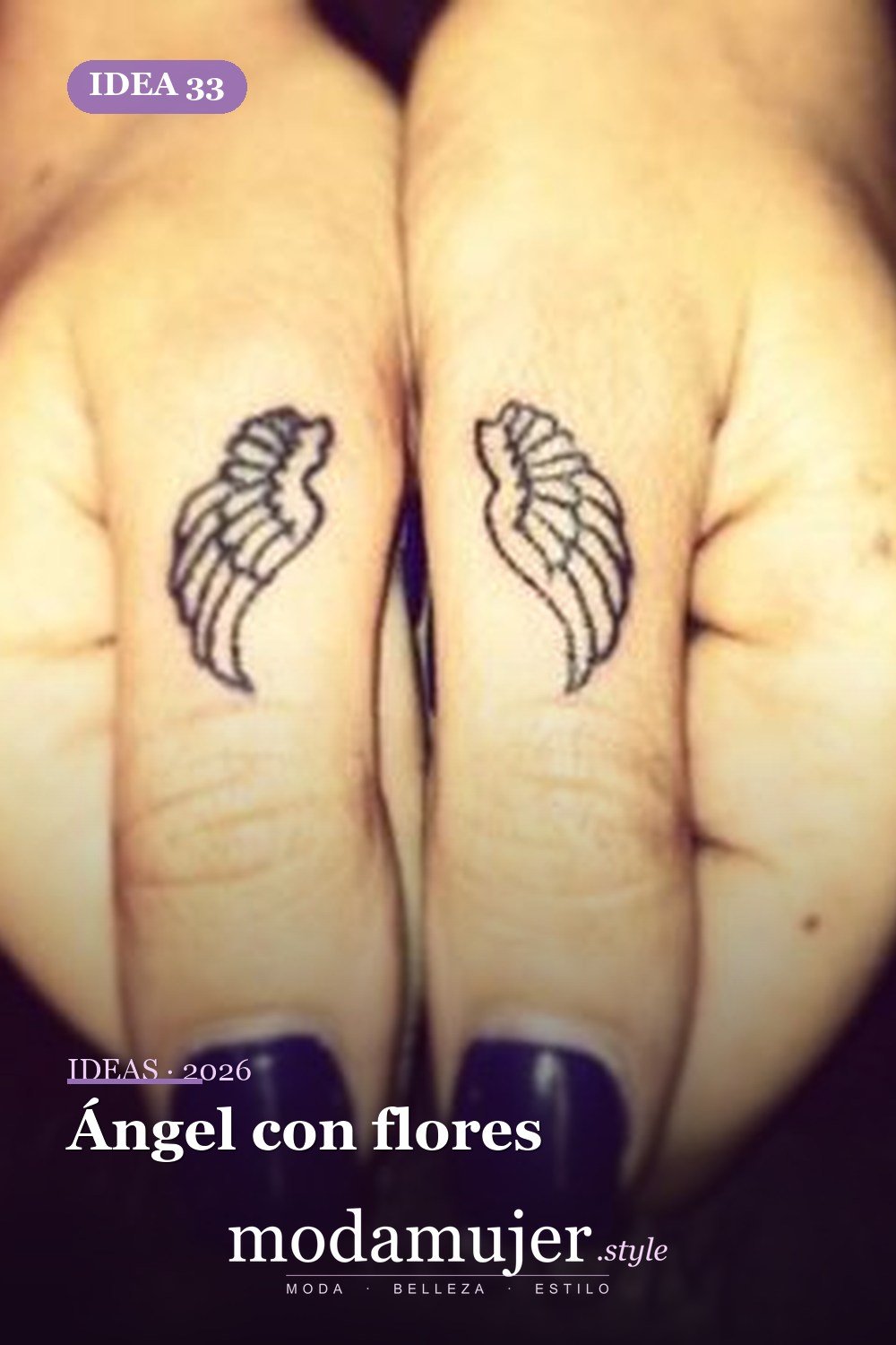 Ángel con flores — 67 hermosos tatuajes de ángel celestial para niñas