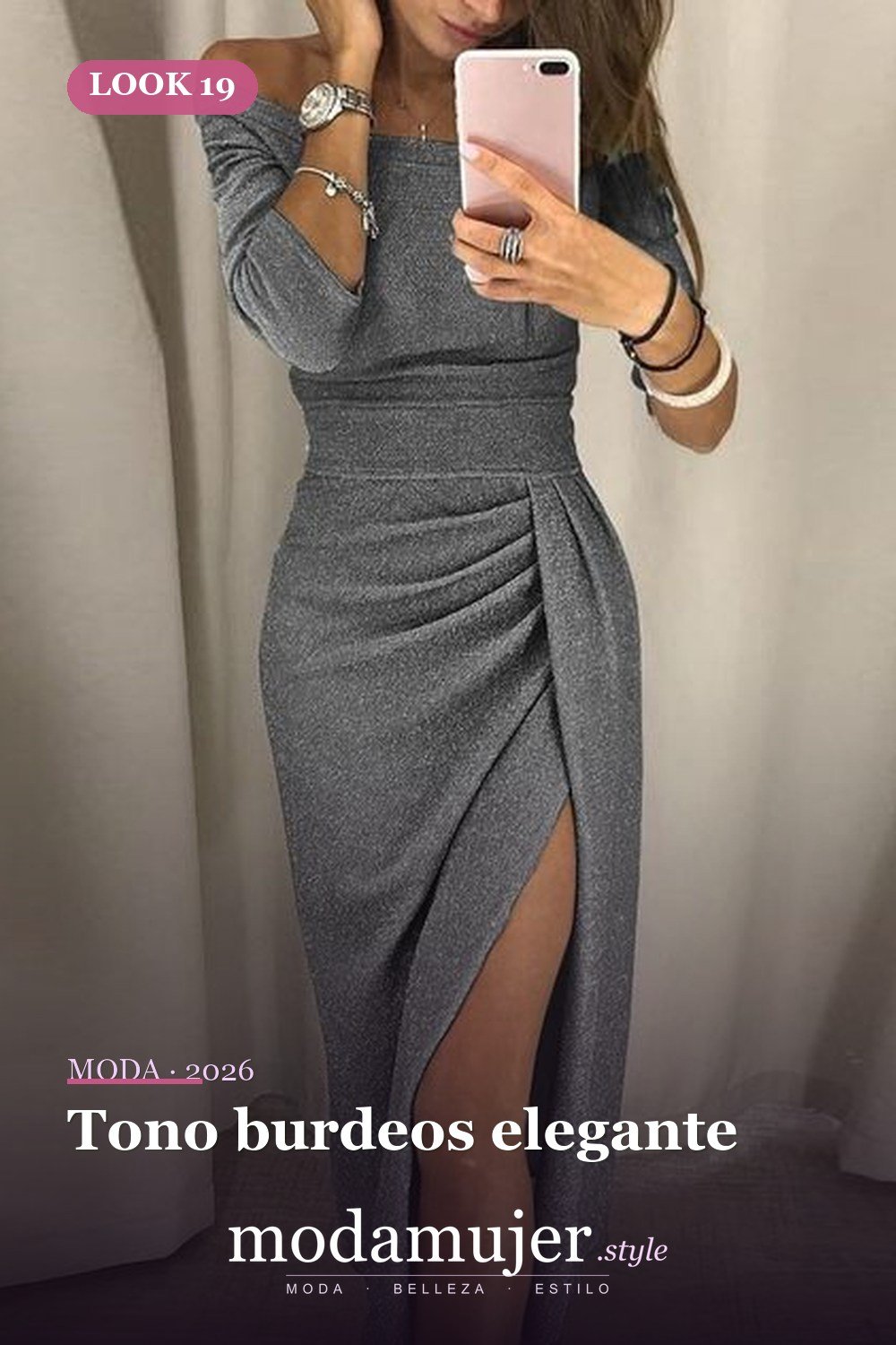 Tono burdeos elegante — 69 ideas atractivas de vestido bodycon para fiestas de mujer