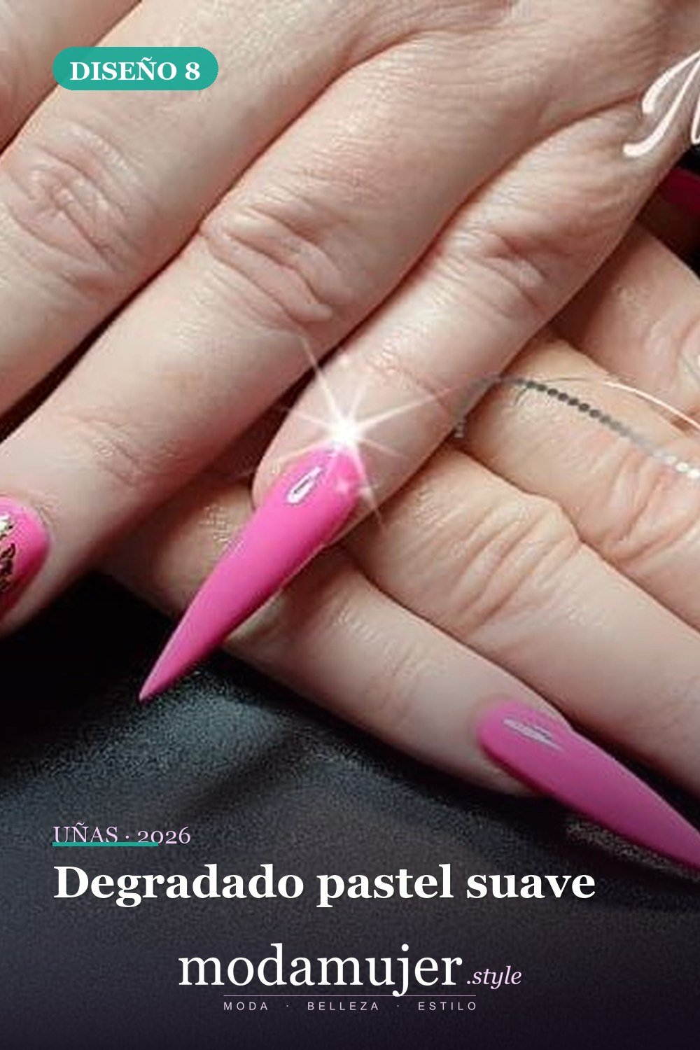 Degradado pastel suave — 69 ideas de diseño completo de uñas para inspirar tu próxima manicura