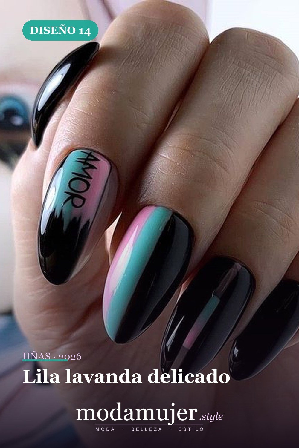Lila lavanda delicado — 69 ideas de diseño completo de uñas para inspirar tu próxima manicura