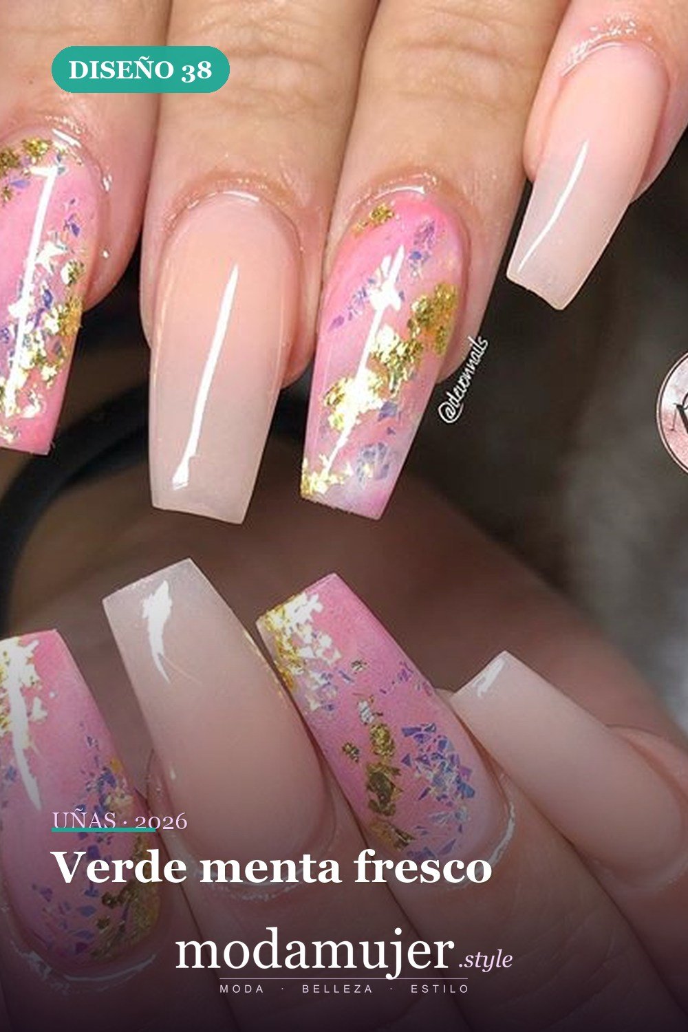 Verde menta fresco — 69 ideas de diseño completo de uñas para inspirar tu próxima manicura