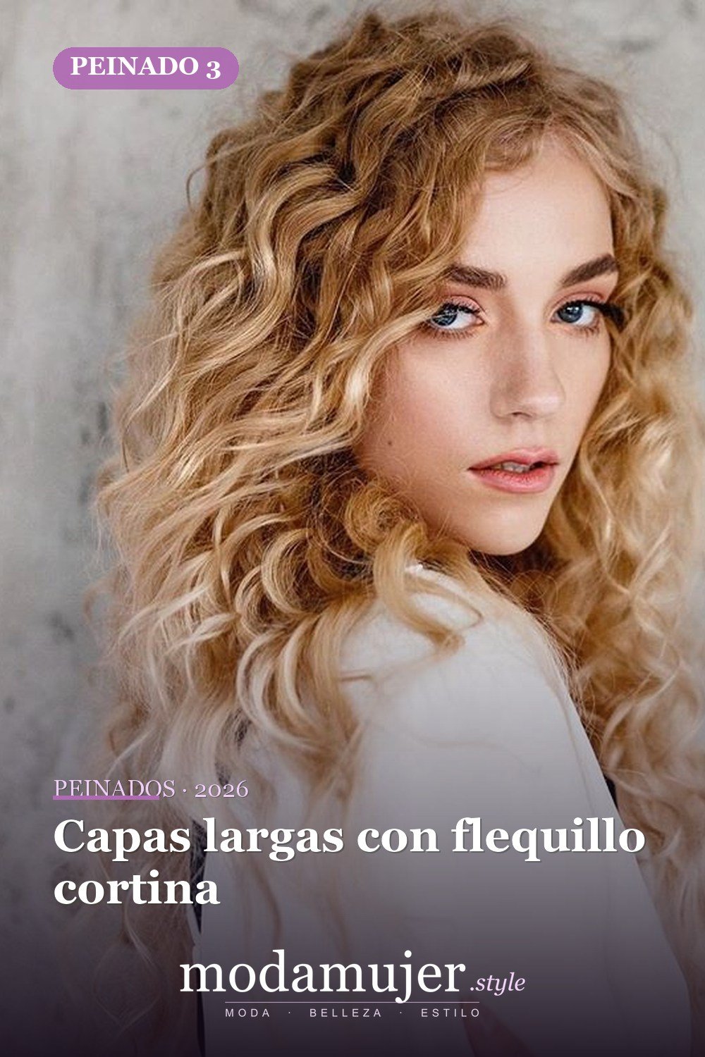Capas largas con flequillo cortina — 72 peinados de moda cabello largo