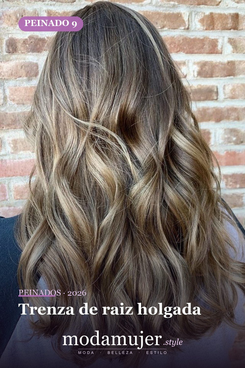 Trenza de raiz holgada — 72 peinados de moda cabello largo