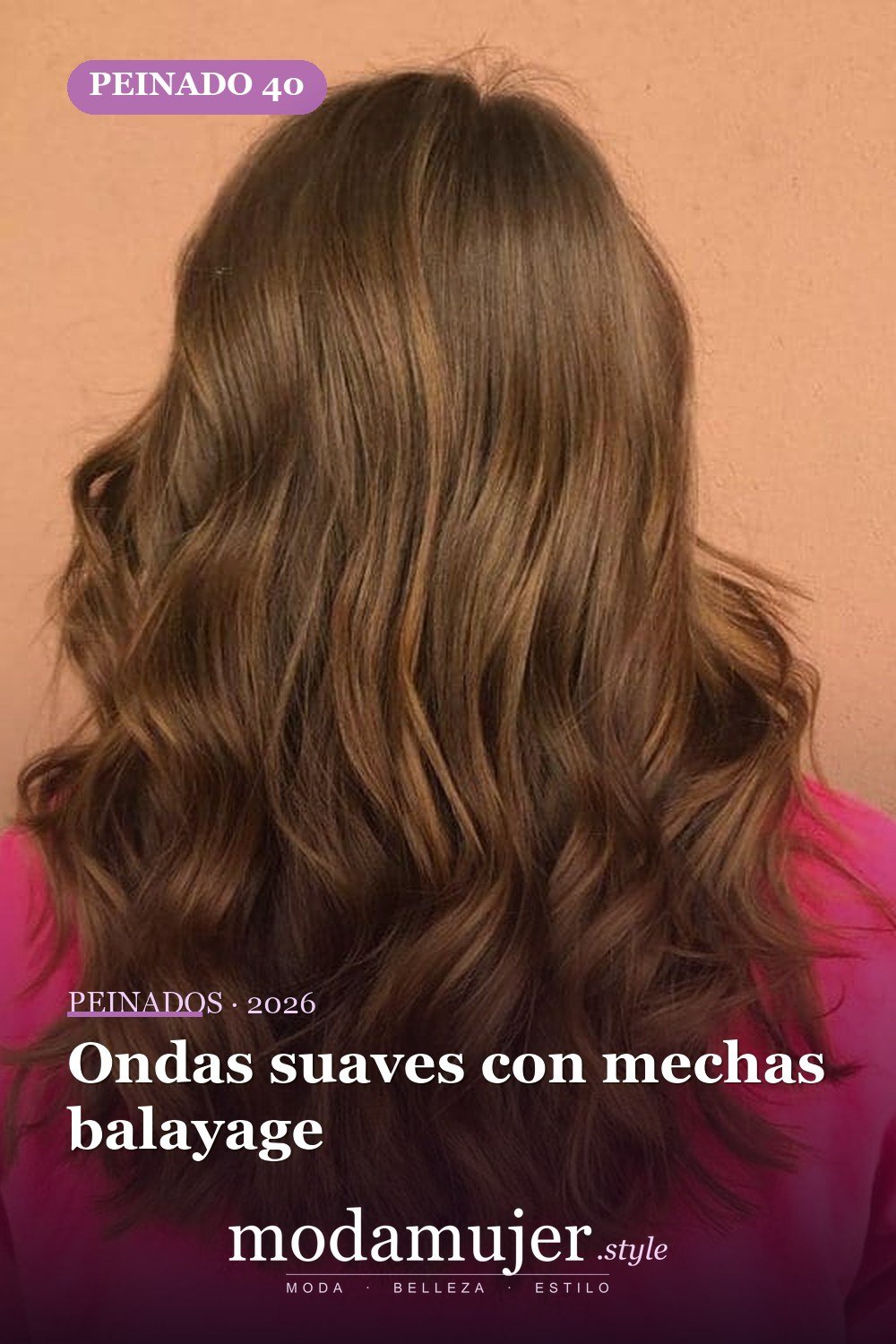 Ondas suaves con mechas balayage — 72 peinados de moda cabello largo