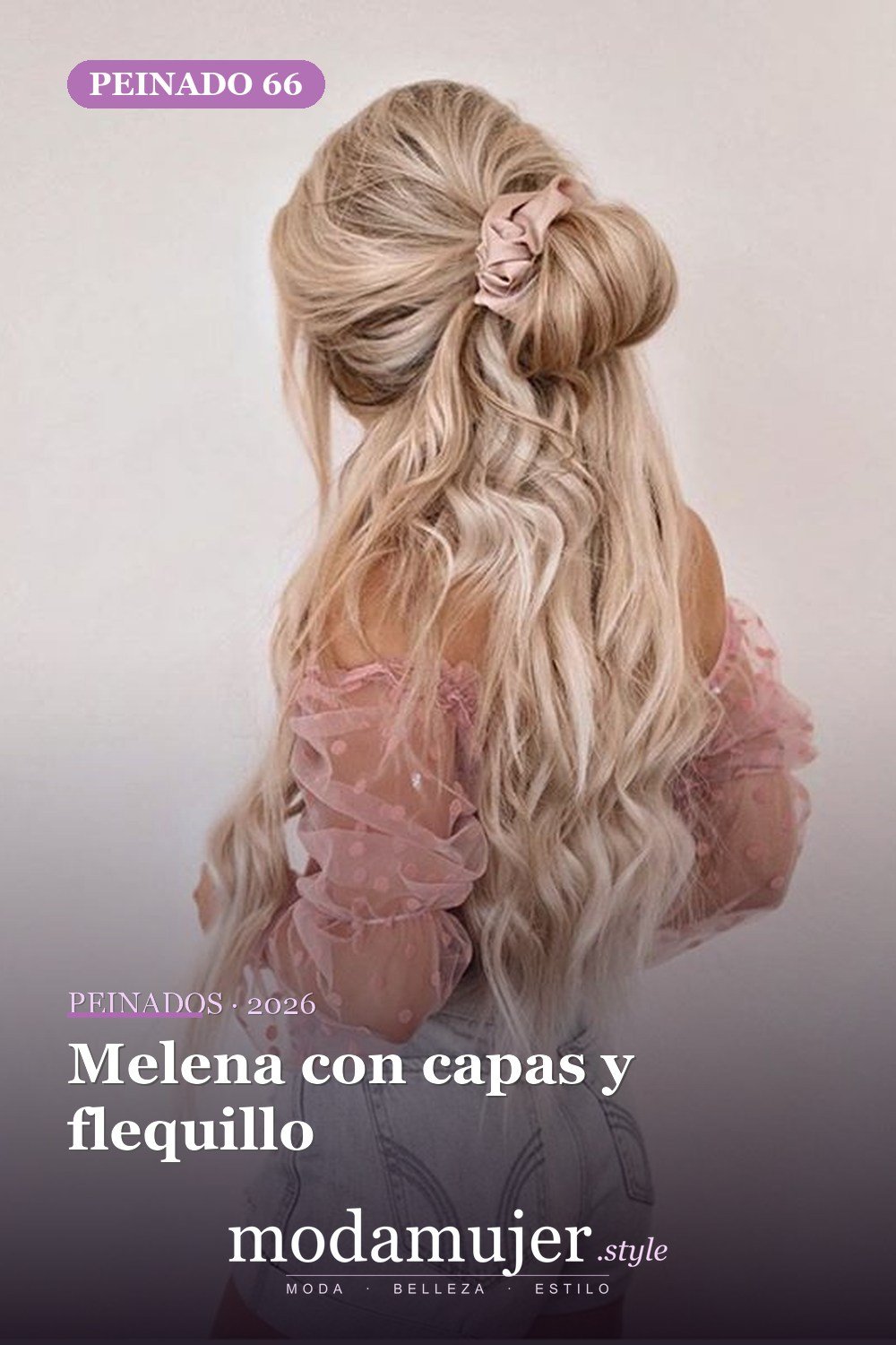 Melena con capas y flequillo — 72 peinados de moda cabello largo