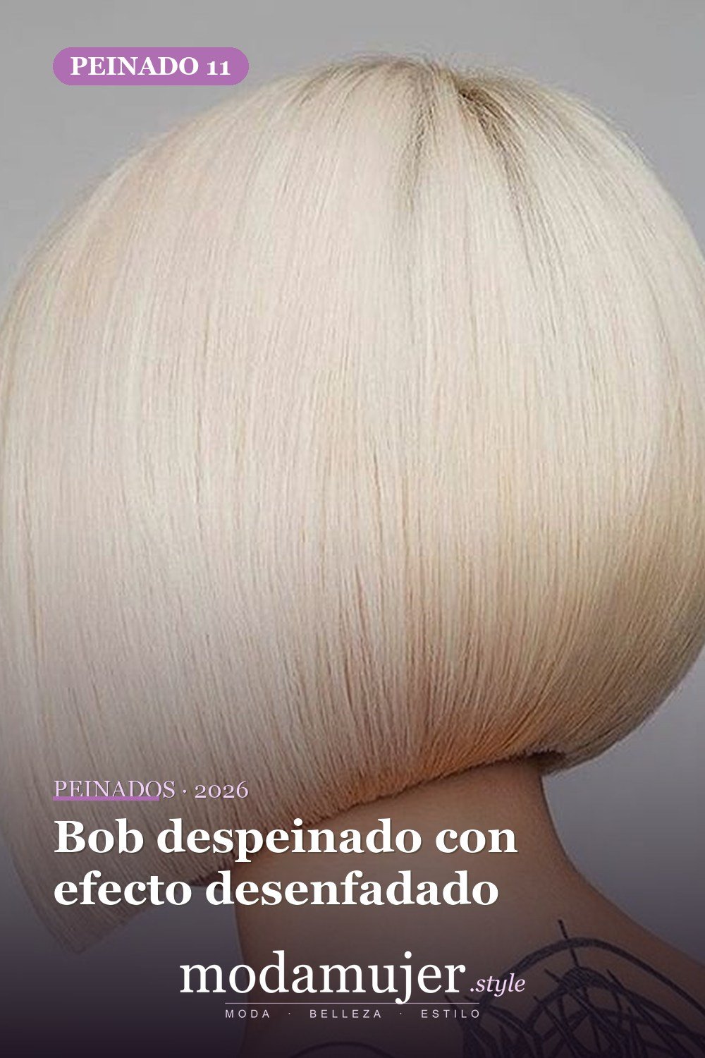 Bob despeinado con efecto desenfadado — 72 peinados súper elegantes cortos Bob