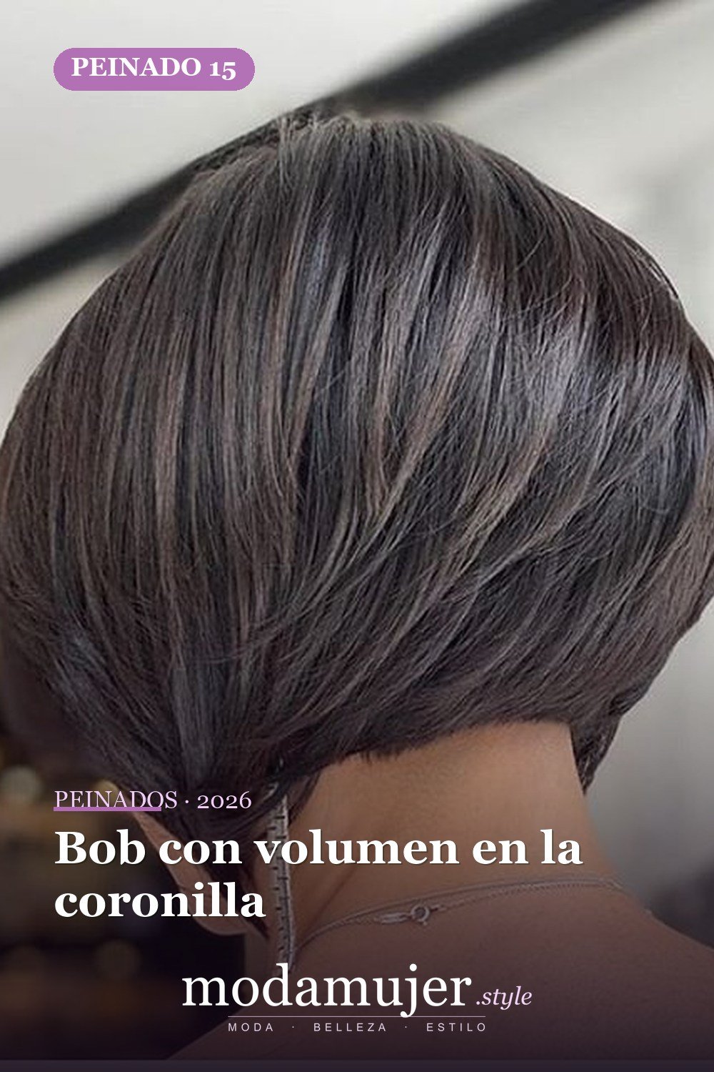 Bob con volumen en la coronilla — 72 peinados súper elegantes cortos Bob