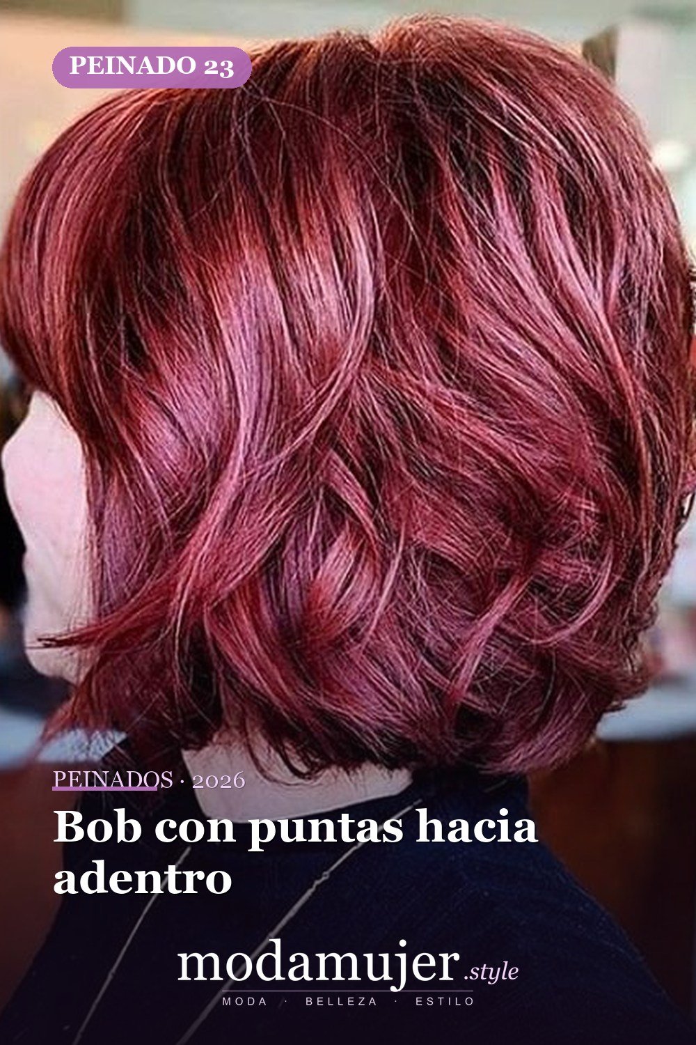 Bob con puntas hacia adentro — 72 peinados súper elegantes cortos Bob