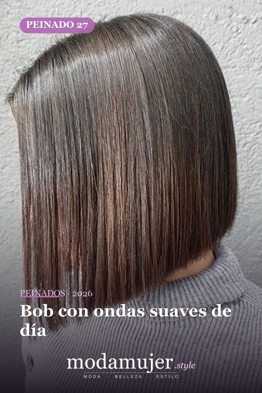 Bob con ondas suaves de día — 72 peinados súper elegantes cortos Bob