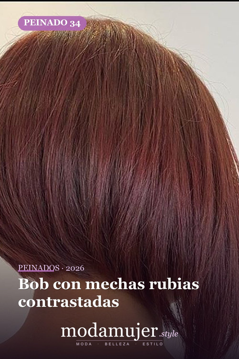 Bob con mechas rubias contrastadas — 72 peinados súper elegantes cortos Bob