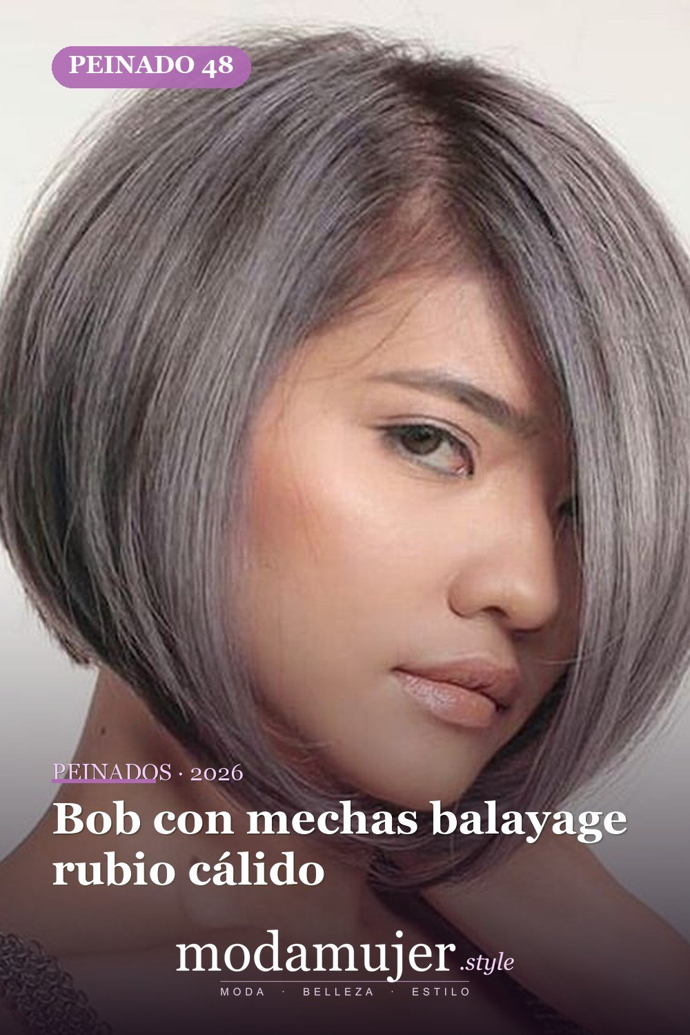 Bob con mechas balayage rubio cálido — 72 peinados súper elegantes cortos Bob