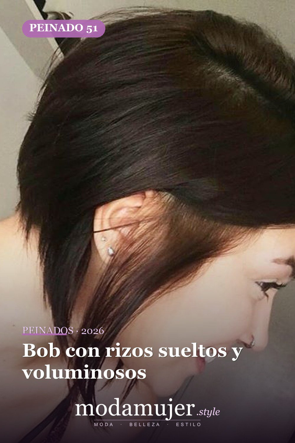 Bob con rizos sueltos y voluminosos — 72 peinados súper elegantes cortos Bob