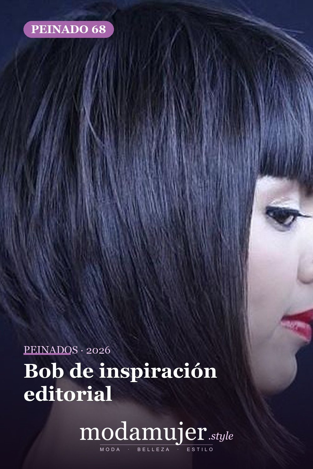 Bob de inspiración editorial — 72 peinados súper elegantes cortos Bob