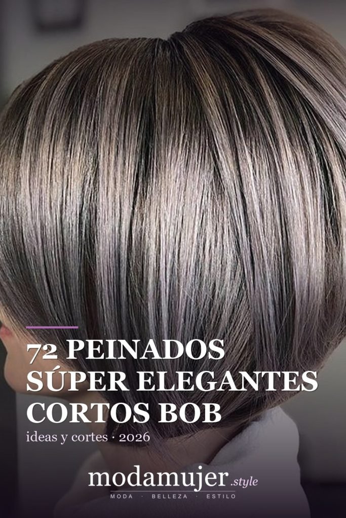 72 peinados súper elegantes cortos Bob - ModaMujer