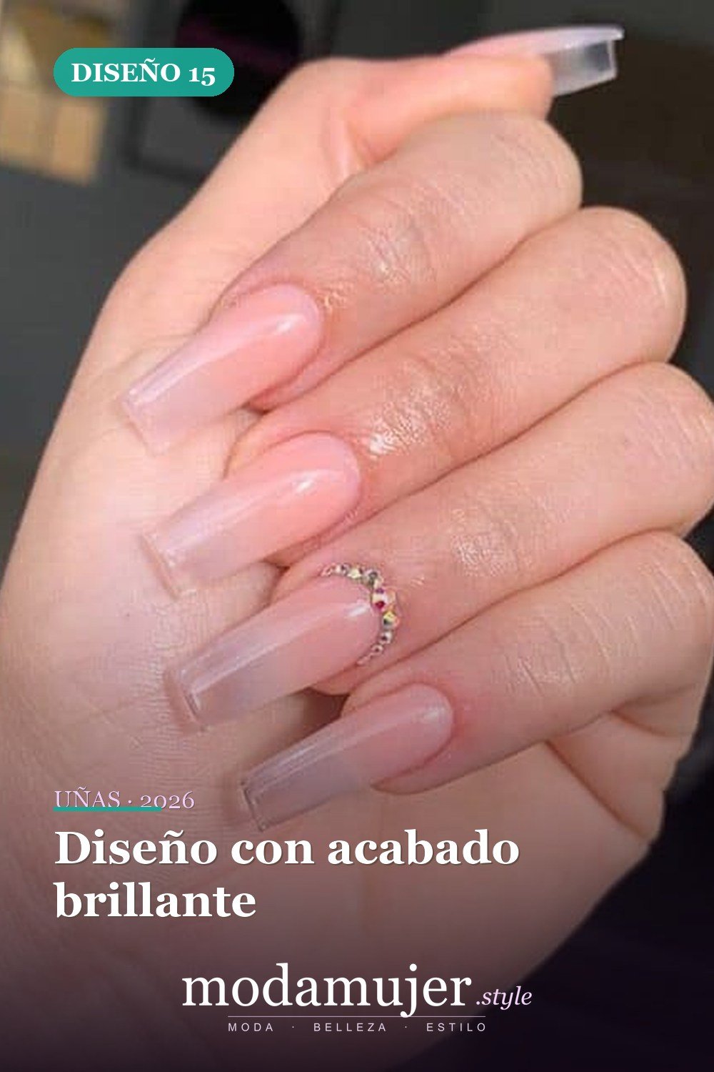 Diseño con acabado brillante — 73 fotos inspiradas en diseño de uñas