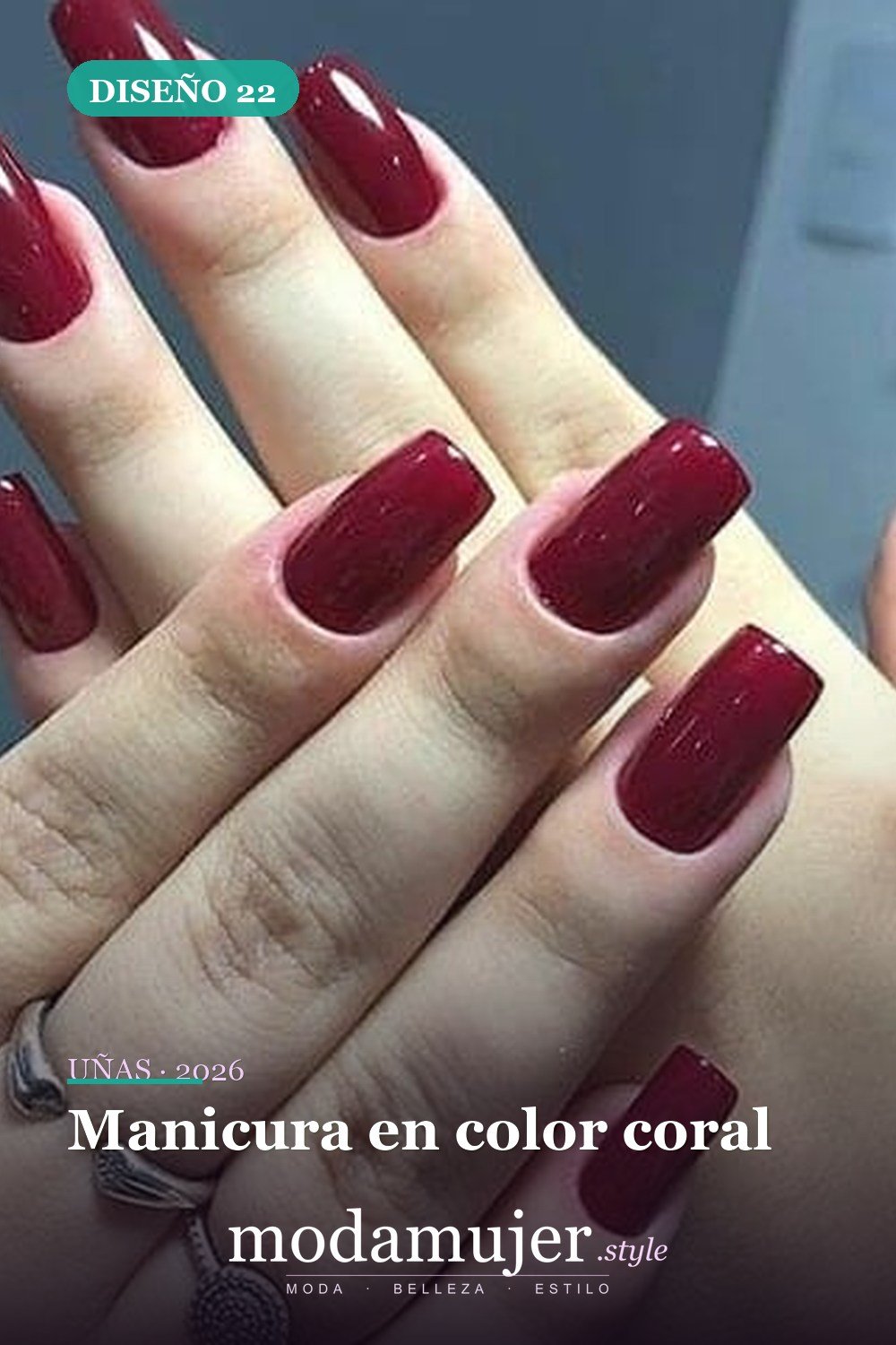 Manicura en color coral — 73 fotos inspiradas en diseño de uñas
