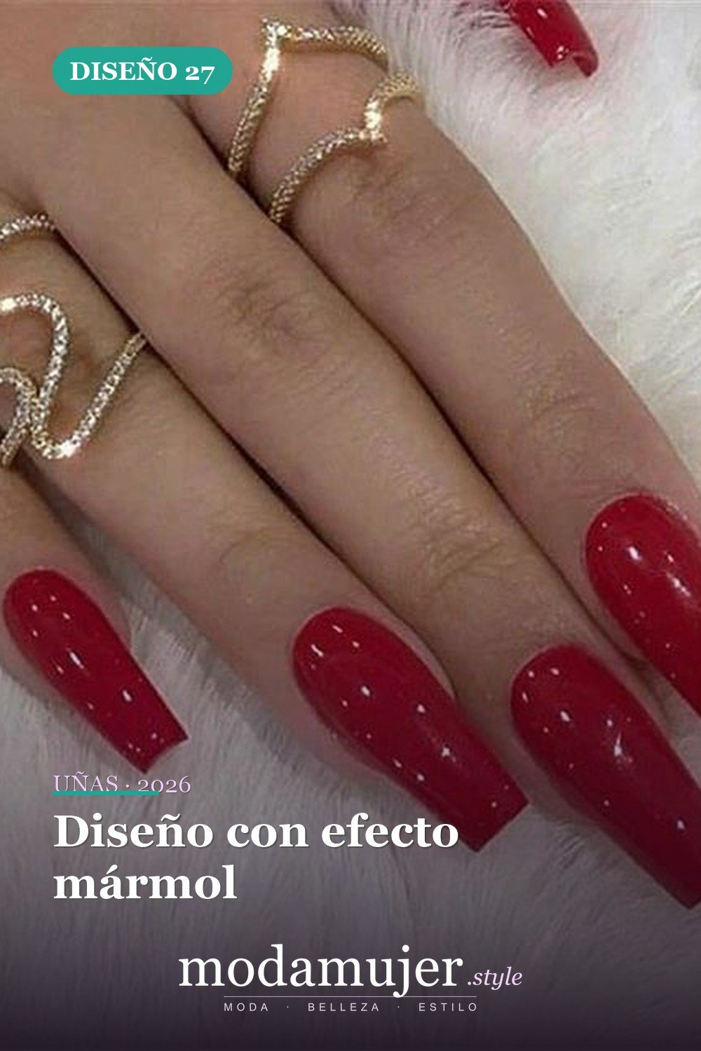 Diseño con efecto mármol — 73 fotos inspiradas en diseño de uñas