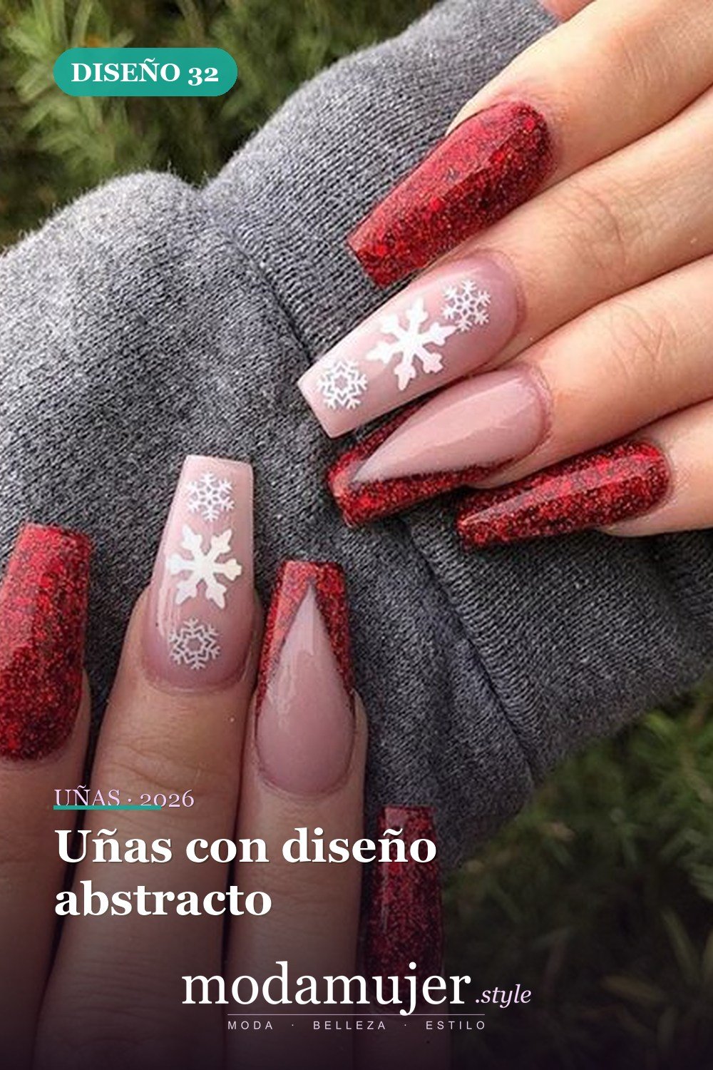 Uñas con diseño abstracto — 73 fotos inspiradas en diseño de uñas