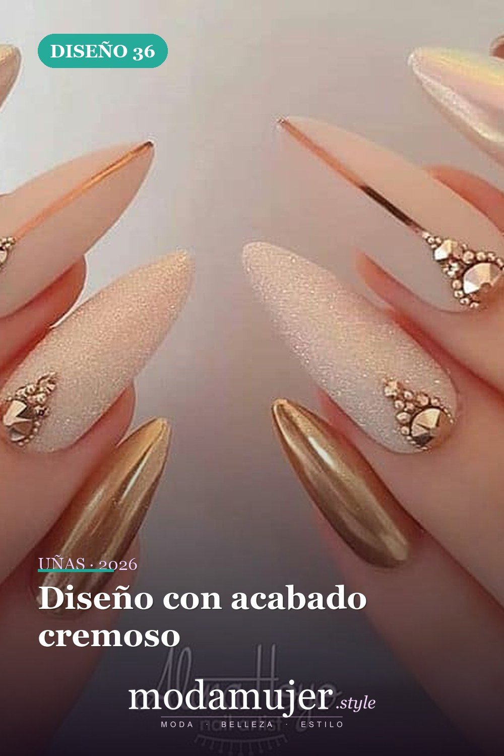 Diseño con acabado cremoso — 73 fotos inspiradas en diseño de uñas