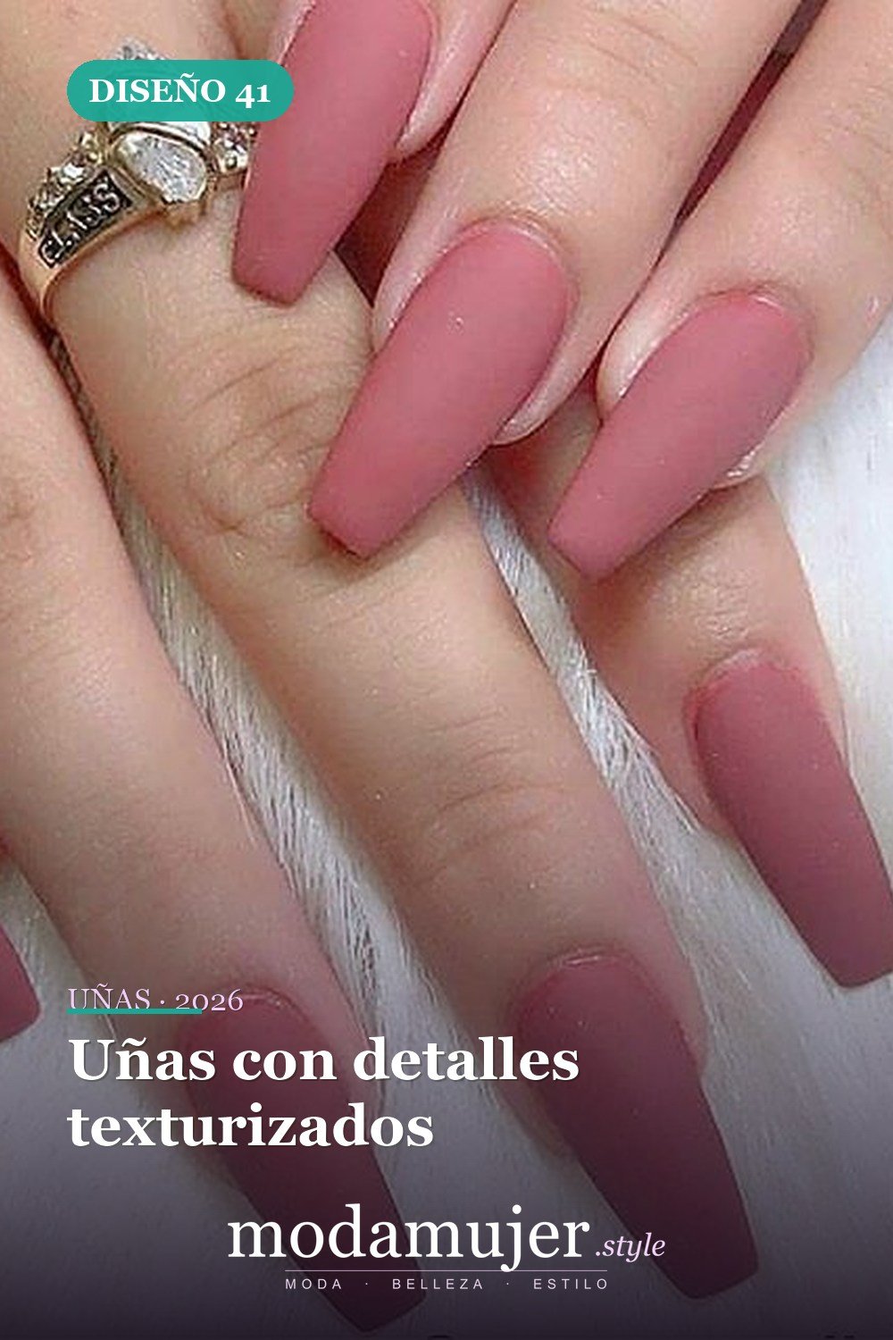 Uñas con detalles texturizados — 73 fotos inspiradas en diseño de uñas