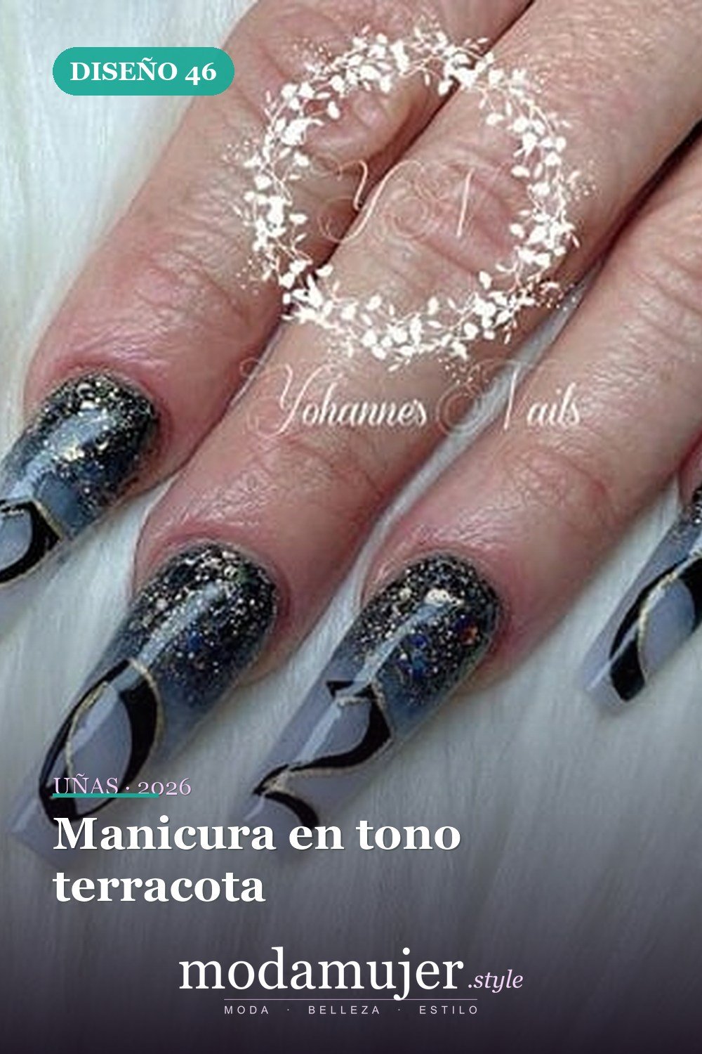 Manicura en tono terracota — 73 fotos inspiradas en diseño de uñas